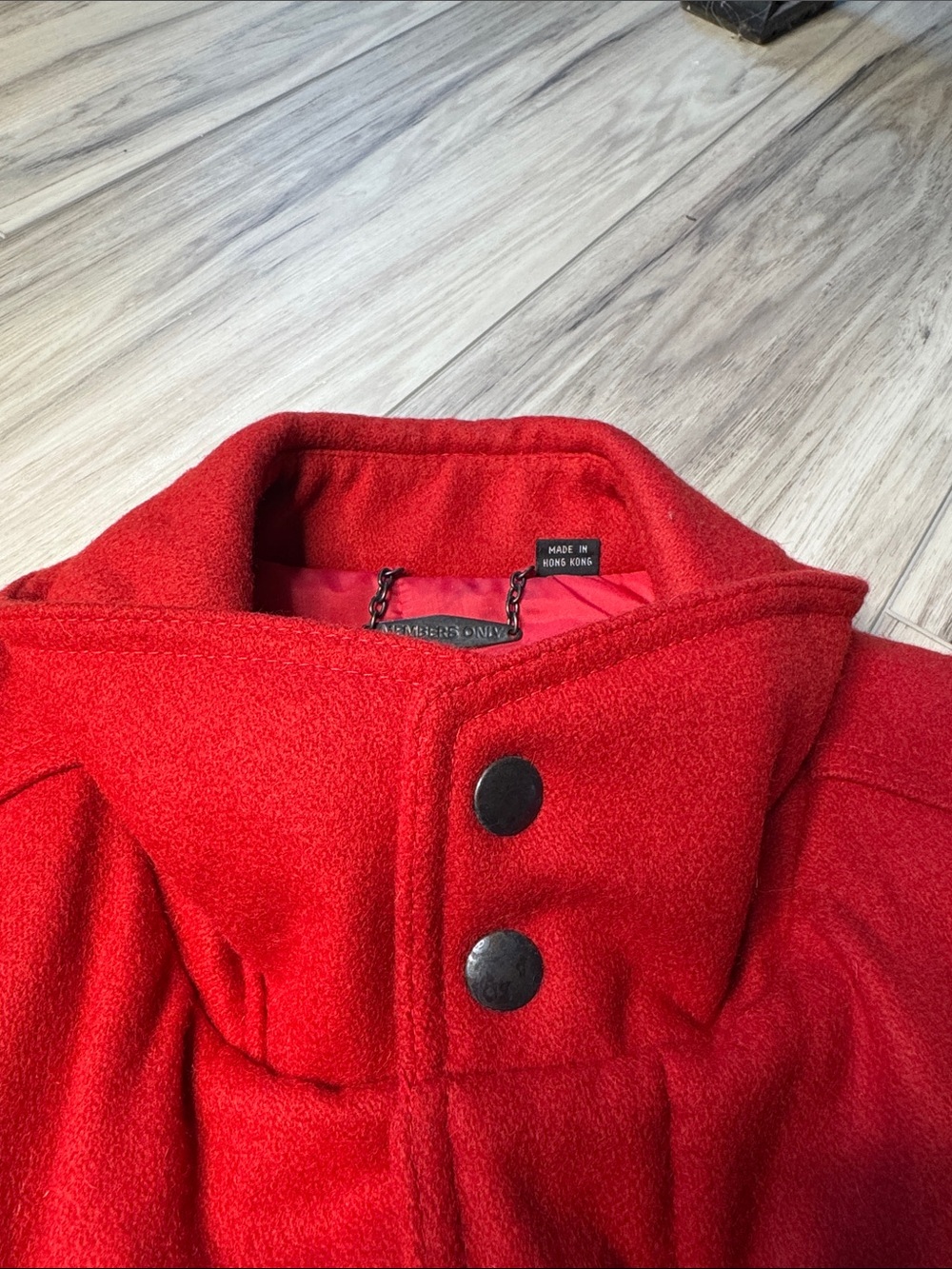 Vintage 80’s red bomber jacket - Picture 7 of 16